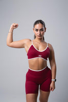 Claret Shorts + Sports Top Set
